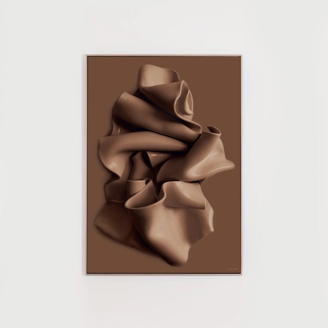 Adele Naidoo - Petals &amp; Curves - Chocolate - Portrait