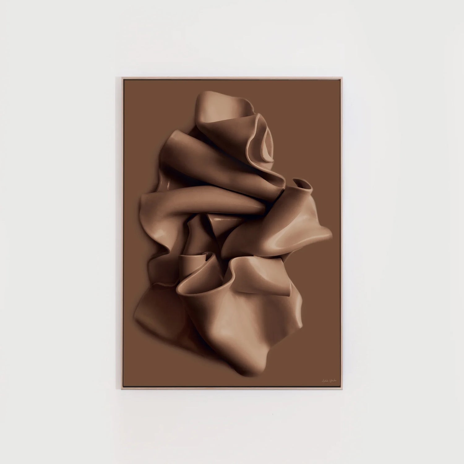 Adele Naidoo - Petals &amp; Curves - Chocolate - Portrait