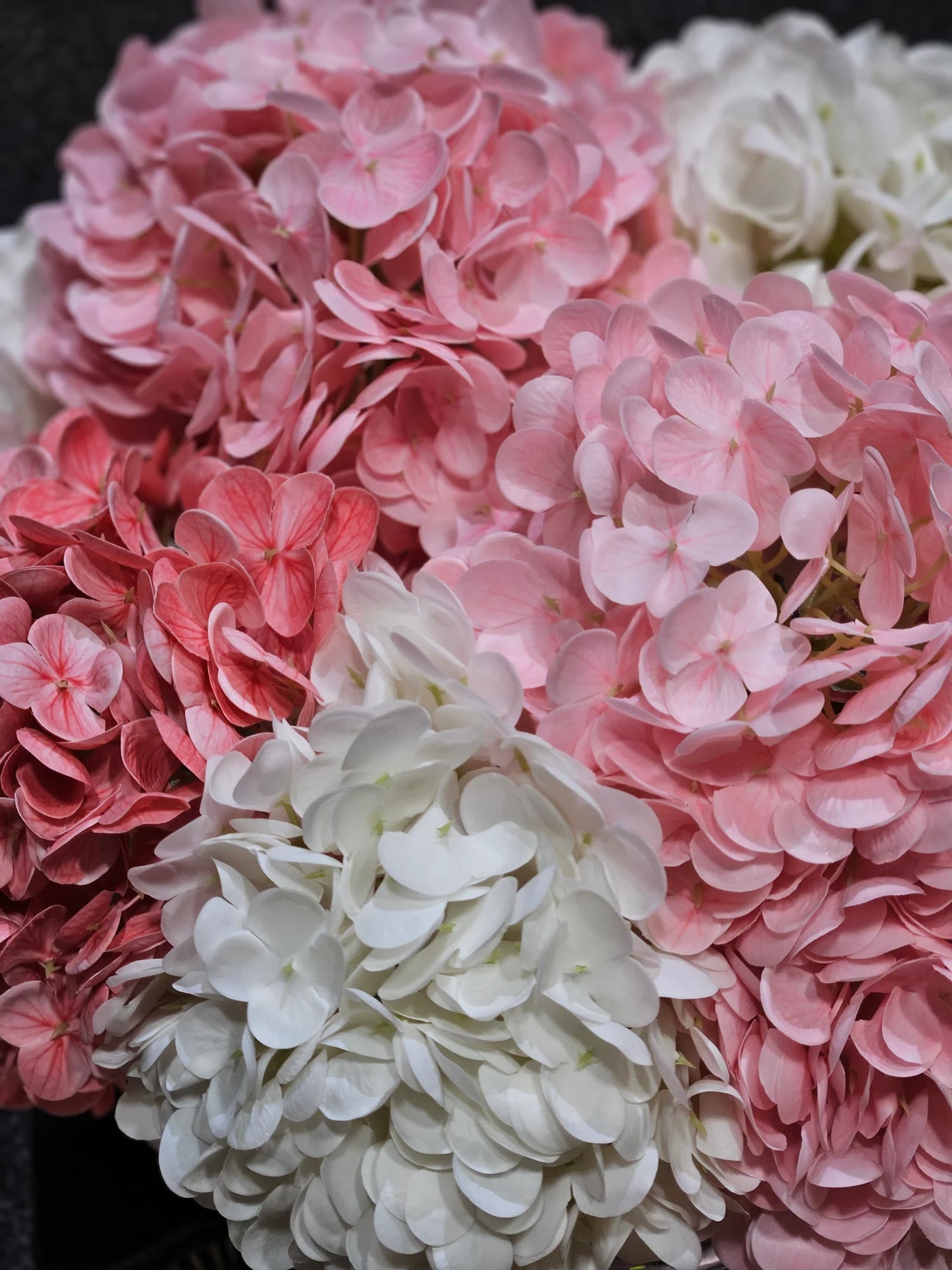 Provence Hydrangea Bouquet - Medium  - Mixed Pink