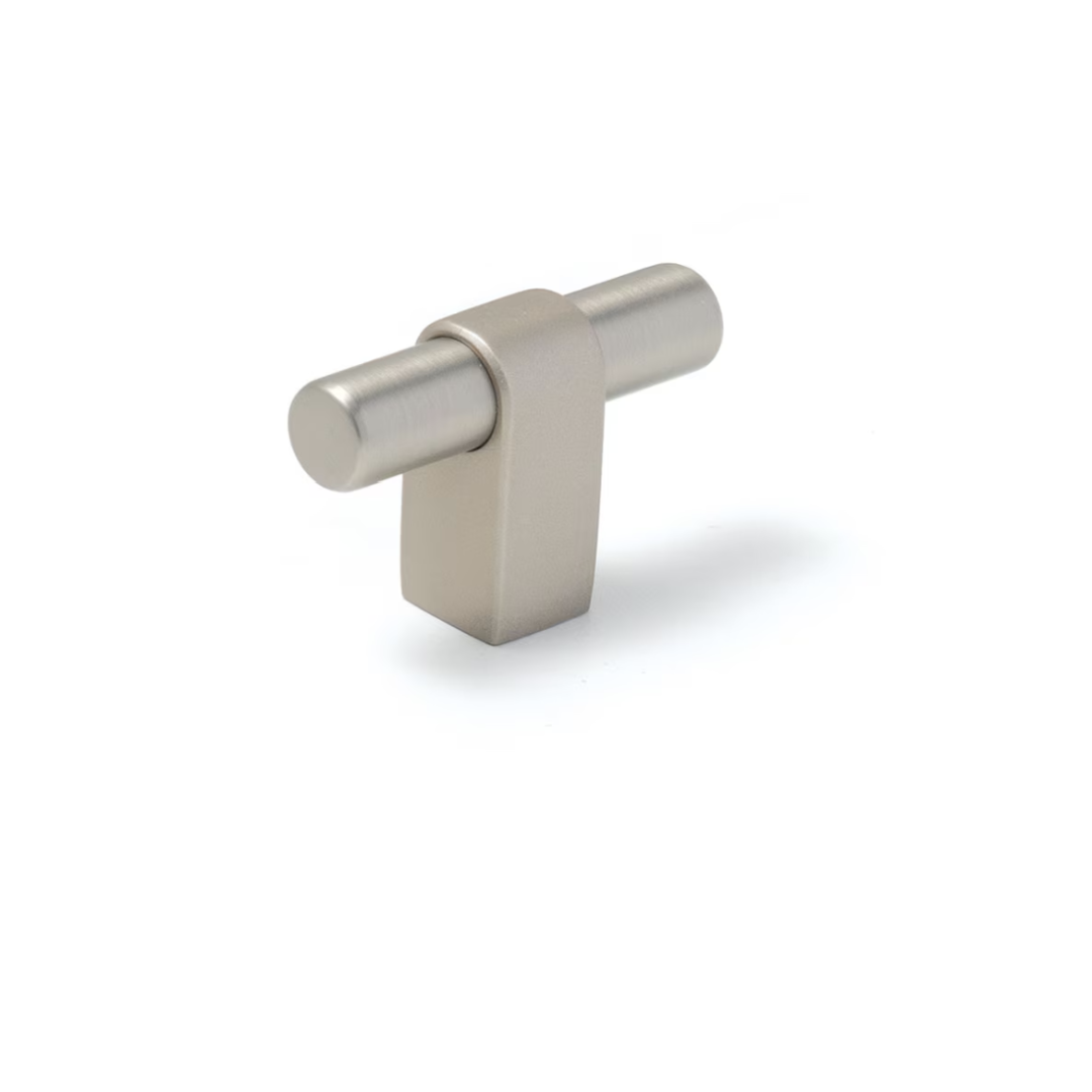 Maida T Knob - Dull Brushed Nickel