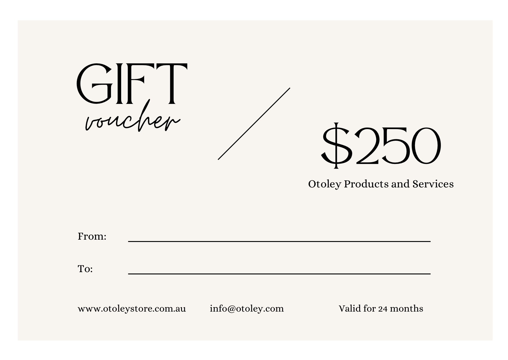 Otoley Gift Card