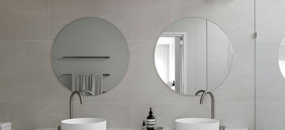 Round Polished Edge Mirror