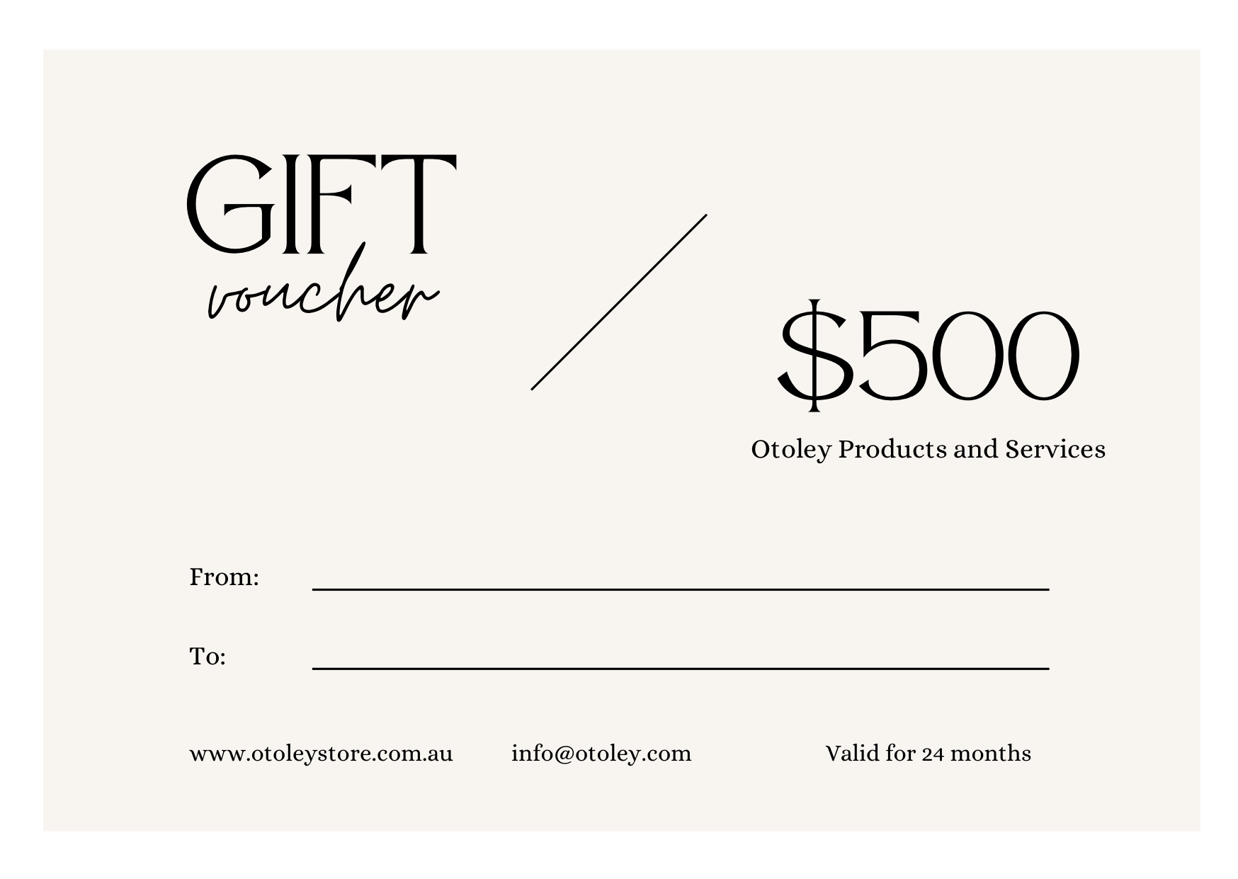 Otoley Gift Card