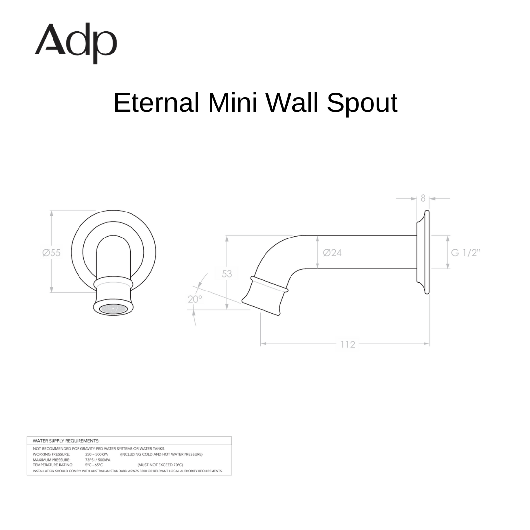 Eternal Mini Wall Spout