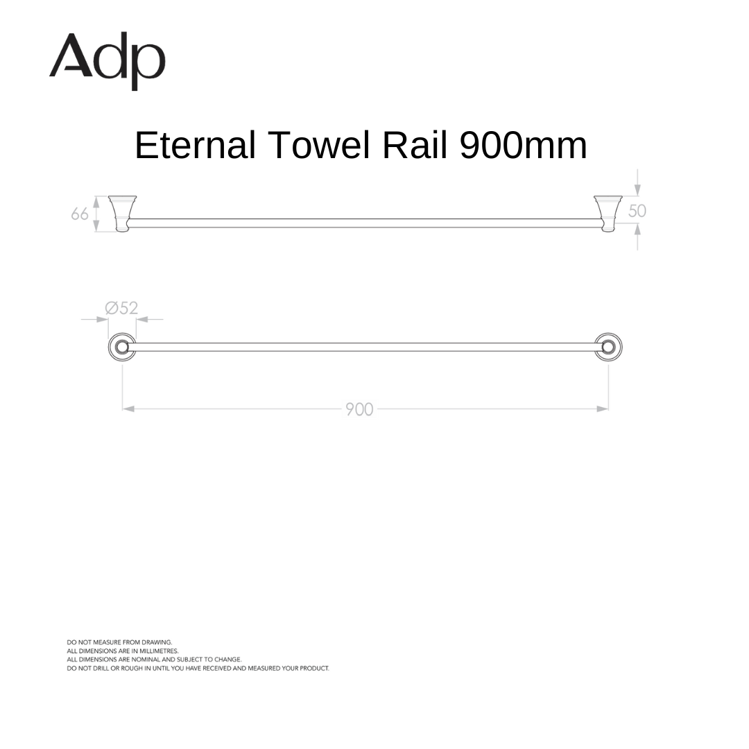 Eternal Towel Rail - 900mm