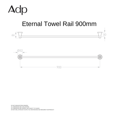 Eternal Towel Rail - 900mm