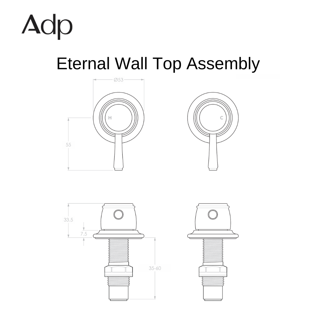 Eternal Wall Top Assembly Pair