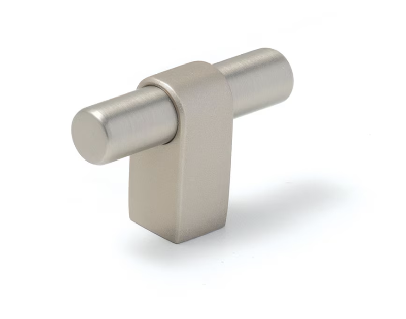 Maida T Knob - Dull Brushed Nickel