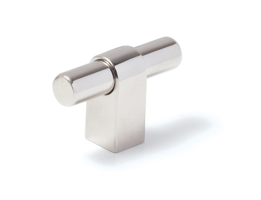 Maida T Knob - Polished Nickel