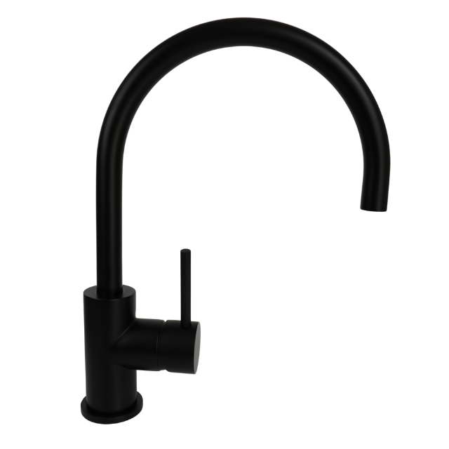 Granger Gooseneck Tap - Matte Black