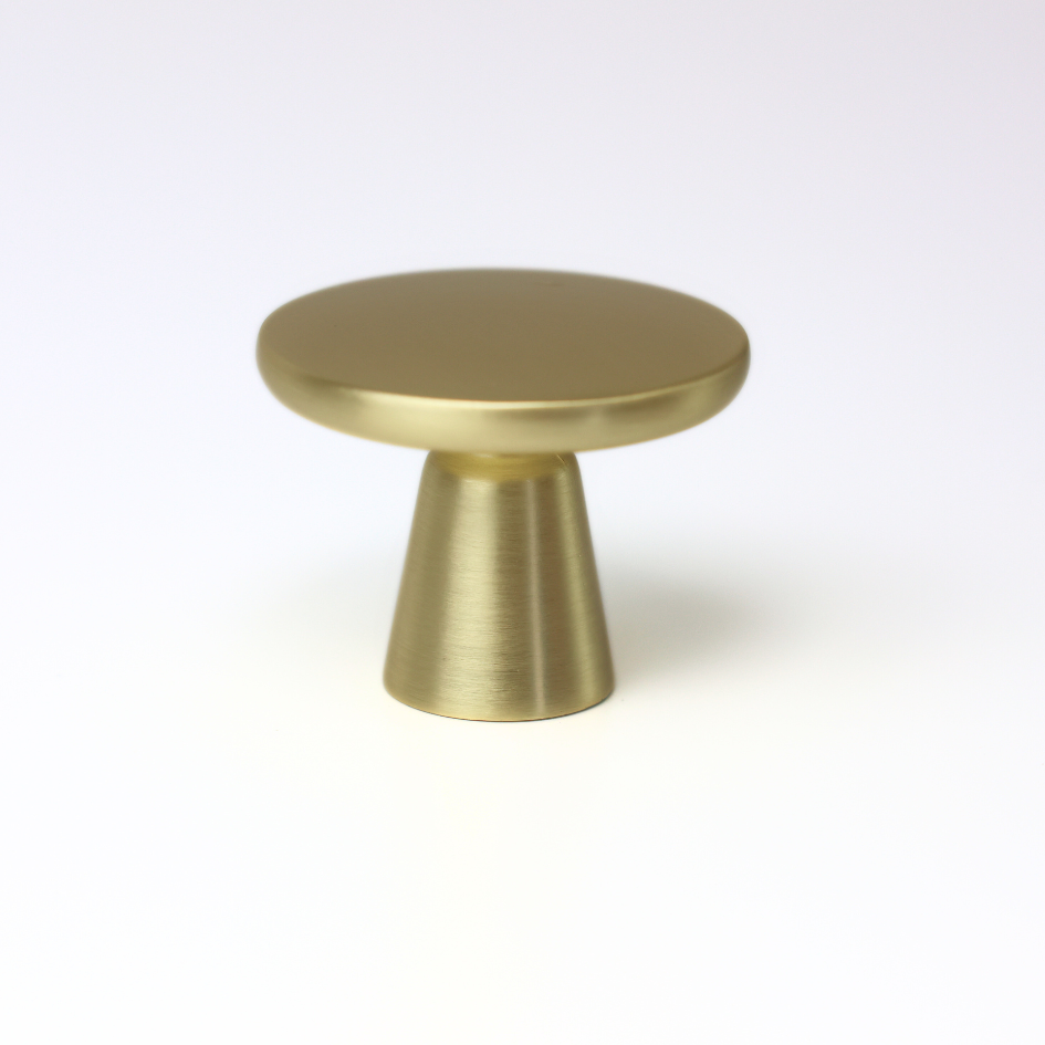 Brisbane Knob Brushed Brass