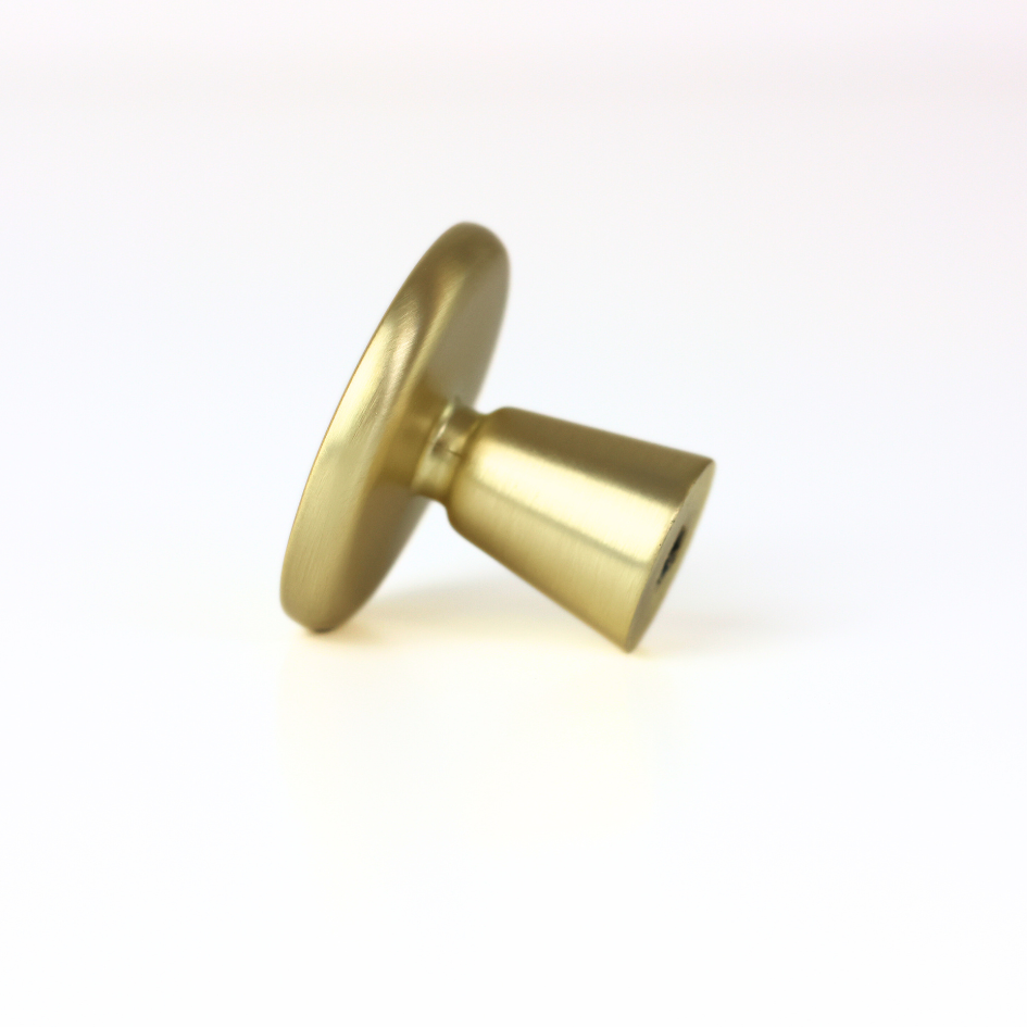 Brisbane Knob Brushed Brass