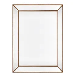 Zeta Wall Mirror - Antique Gold