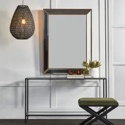 Zeta Wall Mirror - Antique Gold