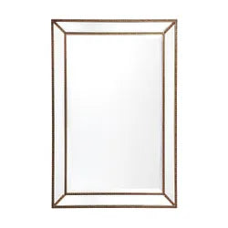 Zeta Wall Mirror - Antique Gold