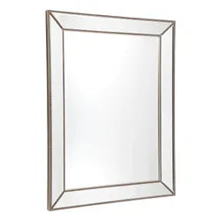 Zeta Wall Mirror - Antique Silver