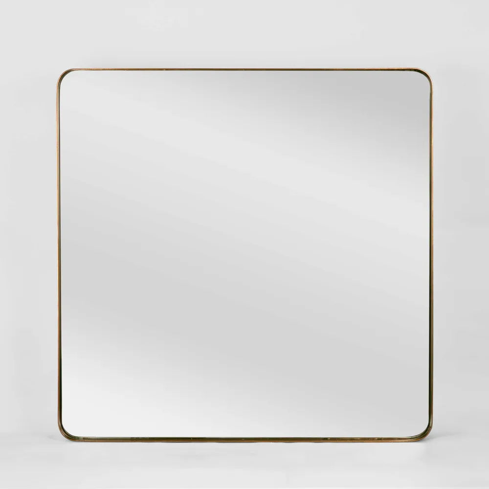 Osmond Square Mirror Burnt Gold