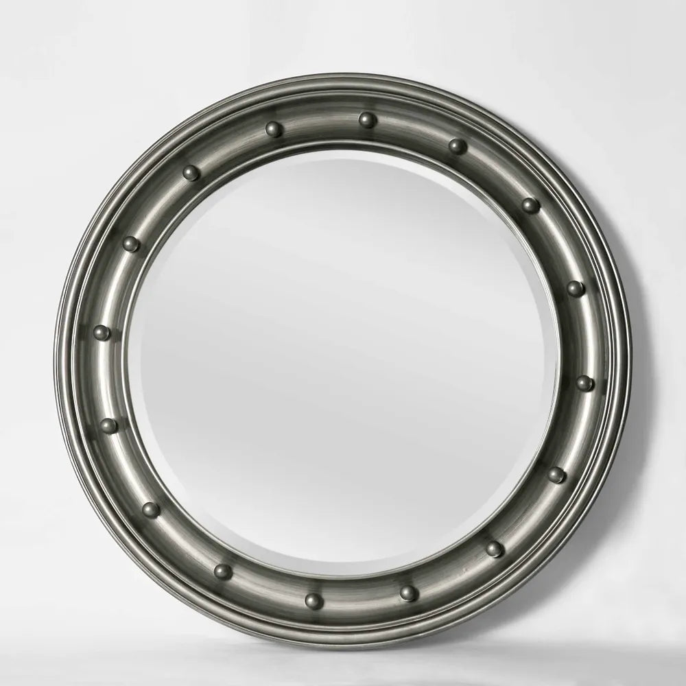 Clive Mirror Burnt Silver