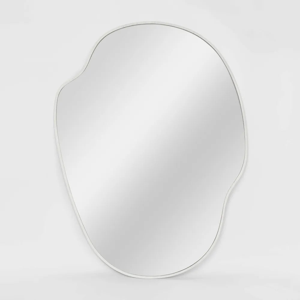 Dune Organic Mirror Large White