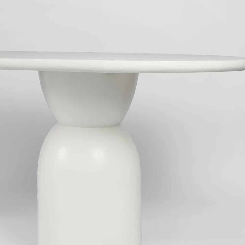 Olive Dining Table Top Oval White