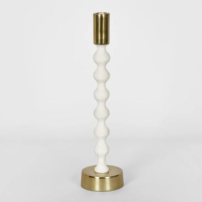 Gloss White Candle Stand Large - Due Nov