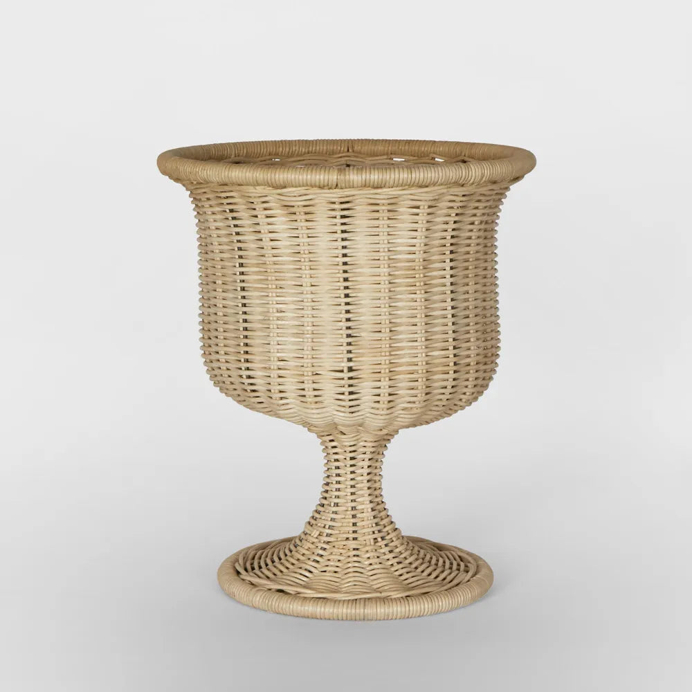 Belmont Rattan Urn Large - Due Oct