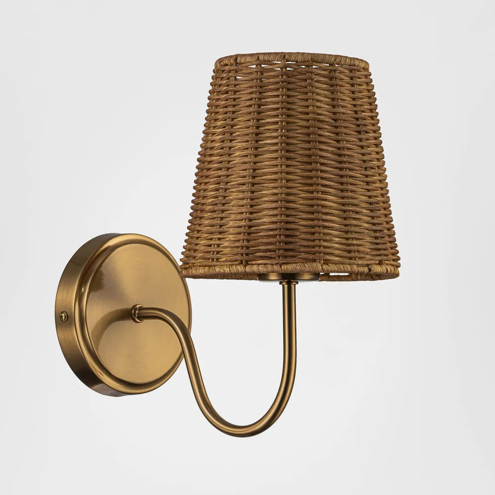 Athens Wall Light Antique Brass