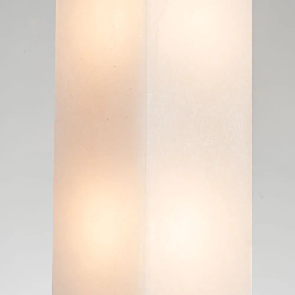 Tubular Alabaster Wall Light