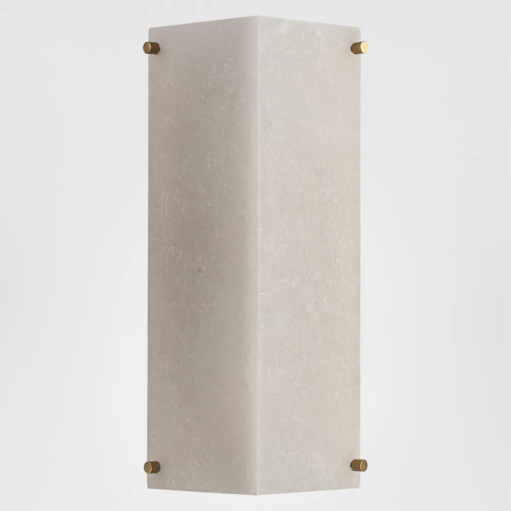 Tubular Alabaster Wall Light