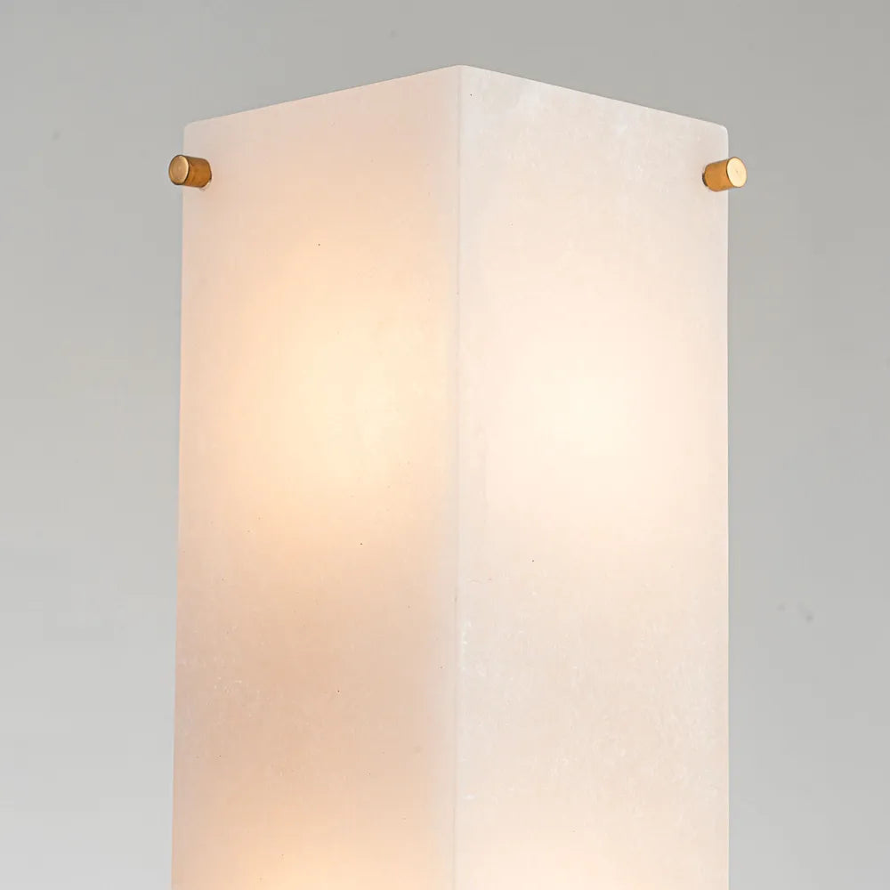 Tubular Alabaster Wall Light