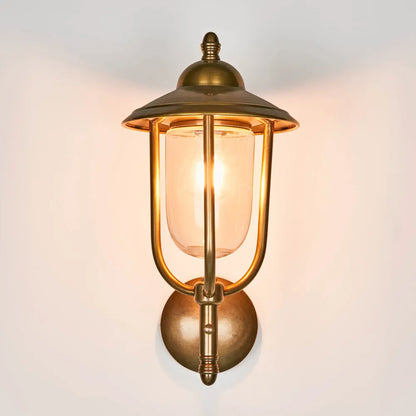 Pier Outdoor Wall Light Antique Brass