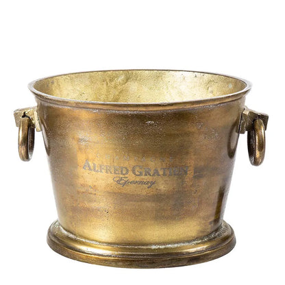 Oval Ice Bucket Brass - Due Nov